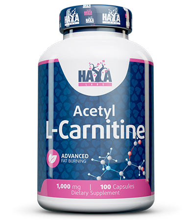 Haya Labs Acetyl L-Carnitine - 1000mg - 100 kapsula