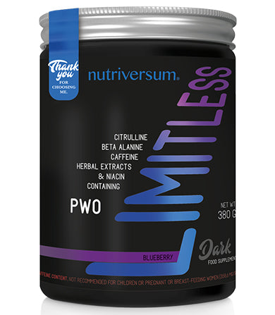 Nutriversum Pre-Workout Limitless Dark - 380g