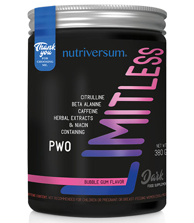 Nutriversum Pre-Workout Limitless Dark - 380g