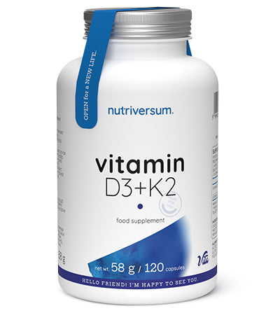 Nutriversum Vitamin D3 + K2 - 120 kapsula